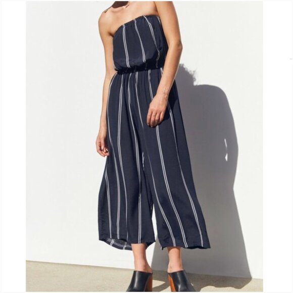 Silence + Noise Jackson Strapless Culotte Jumpsuit XS - Picture 1 of 2